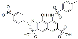 4-hydroxy-3-[(4-nitrophenyl)azo]-5-[[(p-tolyl)sulphonyl]amino]naphthalene-2,7-disulphonic acid CAS#: 85409-49-0