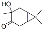 4-hydroxy-4,7,7-trimethylbicyclo[4.1.0]heptan-3-one CAS#: 85391-89-5
