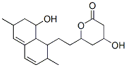 4-hydroxy-6-[2-(8-hydroxy-2,6-dimethyl-1,2,6,7,8,8a-hexahydronaphthalen-1-yl)ethyl]oxan-2-one CAS#: 81739-25-5