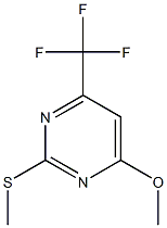 4-methoxy-2-methylsulfanyl-6-(trifluoromethyl)pyrimidine CAS#: 85730-33-2