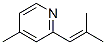 4-methyl-2-(2-methylpropenyl)pyridine CAS#: 85665-89-0