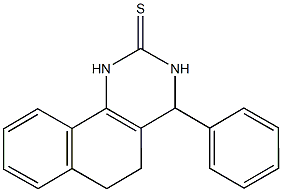 4-phenyl-3,4,5,6-tetrahydrobenzo[h]quinazoline-2(1H)-thione CAS#: 85660-18-0