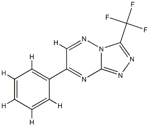 4-phenyl-9-(trifluoromethyl)-1,2,5,7,8-pentazabicyclo[4.3.0]nona-2,4,6 ,8-tetraene CAS#: 86869-99-0