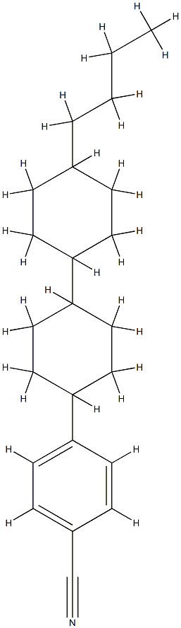 4-[trans-4-(trans-4-Butylclohexyl) cyclohexyl]benzonitrile CAS#: 88580-93-2