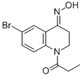 4(1H)-Quinolinone, 6-bromo-2,3-dihydro-1-(1-oxopropyl)-, 4-oxime CAS#: 81892-47-9