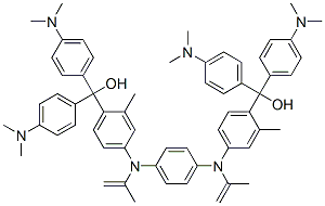 4,4'-[1,4-phenylenebis[methylene(ethylimino)]]bis[alpha,alpha-bis[4-(dimethylamino)phenyl]-o-xylene-alpha-ol] CAS#: 85586-74-9