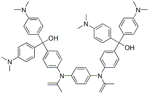4,4'-[1,4-phenylenebis[methylene(ethylimino)]]bis[alpha,alpha-bis[4-(dimethylamino)phenyl]benzyl] alcohol CAS#: 85586-75-0