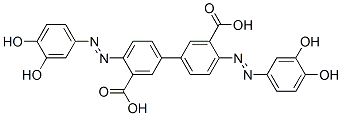 4,4'-Bis[(3,4-dihydroxyphenyl)azo]-1,1'-biphenyl-3,3'-dicarboxylic acid CAS#: 80495-41-6