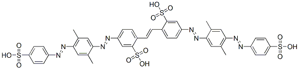 4,4'-bis[[2,5-dimethyl-4-[(4-sulphophenyl)azo]phenyl]azo]stilbene-2,2'-disulphonic acid CAS#: 85959-57-5