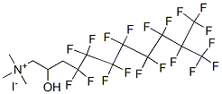 [4,4,5,5,6,6,7,7,8,8,9,9,10,11,11,11-hexadecafluoro-2-hydroxy-10-(trifluoromethyl)undecyl]trimethylammonium iodide CAS#: 80909-29-1