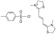 4,5-dihydro-3-methyl-2-[3-(3-methylthiazolidin-2-ylidene)prop-1-enyl]thiazolium toluene-p-sulphonate CAS#: 83898-24-2