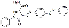 4,5-dihydro-5-oxo-1-phenyl-4-[[4-(phenylazo)phenyl]azo]-1H-pyrazole-3-carboxamide CAS#: 84753-01-5