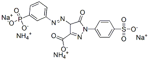4,5-dihydro-5-oxo-4-[(3-phosphonophenyl)azo]-1-(4-sulphophenyl)-1H-pyrazole-3-carboxylic acid, ammonium sodium salt CAS#: 85068-58-2