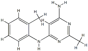 4,6-Pyrimidinediamine,2-methyl-N-(2-methylphenyl)-(9CI) CAS#: 807269-61-0