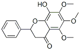 4H-1-Benzopyran-4-one, 2,3-dihydro-8-hydroxy-5,6,7-trimethoxy-2-phenyl - CAS#: 80155-01-7
