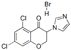 4H-1-Benzopyran-4-one, 5,7-dichloro-2,3-dihydro-3-(1H-imidazol-1-yl)-, monohydrobromide (9CI) CAS#: 80929-01-7
