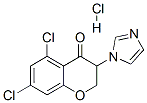 4H-1-Benzopyran-4-one, 5,7-dichloro-2,3-dihydro-3-(1H-imidazol-1-yl)-, monohydrochloride (9CI) CAS#: 80930-26-3