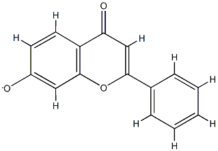 4H-1-Benzopyran-4-one,7-hydroxy-2-phenyl-,ion(1-)(9CI) CAS#: 81114-14-9
