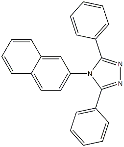 4H-1,2,4-Triazole,4-(2-naphthalenyl)-3,5-diphenyl- CAS#: 84833-17-0