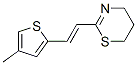 4H-1,3-Thiazine,5,6-dihydro-2-[2-(4-methyl-2-thienyl)vinyl]-,(E)-(8CI) CAS#: 802884-55-5