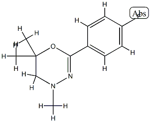 4H-1,3,4-Oxadiazine,2-(p-fluorophenyl)-5,6-dihydro-4,6,6-trimethyl-(8CI) CAS#: 801182-57-0