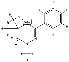 4H-1,3,4-Oxadiazine,5,6-dihydro-4,6,6-trimethyl-2-phenyl-(8CI) CAS#: 802017-07-8