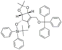 4H-Cyclopenta-1,3-dioxole, 4-[[(1,1-diMethylethyl)diphenylsilyl]oxy]-5-fluoro-3a,6a-dihydro-2,2-diMethyl-6-[(triphenylMethoxy)Methyl]-, (3aR,4R,6aR)- CAS#: 805245-41-4