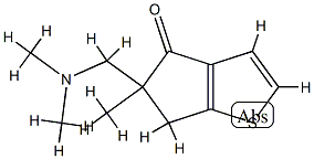 4H-Cyclopenta[b]thiophen-4-one,5-[(dimethylamino)methyl]-5,6-dihydro-5-methyl-(9CI) CAS#: 805185-41-5
