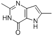 4H-Pyrrolo[3,2-d]pyrimidin-4-one,1,5-dihydro-2,6-dimethyl-(9CI) CAS#: 82722-95-0