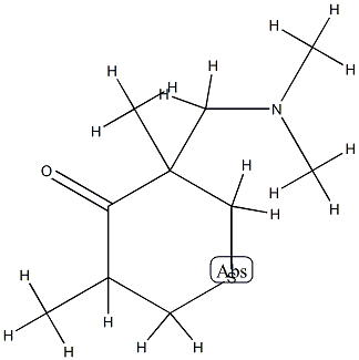 4H-Thiopyran-4-one,3-[(dimethylamino)methyl]tetrahydro-3,5-dimethyl-(8CI) CAS#: 802051-04-3