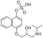 (+/-)-4Hydroxy Propranolol Sulfate CAS#: 87075-33-0