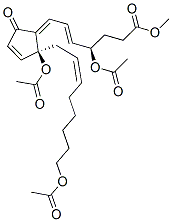 (4R,5E,7E,12S,14Z)-4,12,20-Tris(acetyloxy)-9-oxo-5,7,10,14-prostatetren-1-oic acid methyl ester CAS#: 88216-92-6