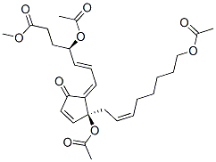 (4R,5E,7Z,12S,14Z)-4,12,20-Tris(acetyloxy)-9-oxo-5,7,10,14-prostatetren-1-oic acid methyl ester CAS#: 88216-93-7