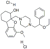 4a-[[4-(2-ethoxy-2-phenyl-ethyl)piperazin-1-yl]methyl]-6-methoxy-2,3,4 ,9b-tetrahydro-1H-dibenzofuran-4-ol dihydrochloride CAS#: 85418-65-1