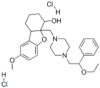 4a-[[4-(2-ethoxy-2-phenyl-ethyl)piperazin-1-yl]methyl]-8-methoxy-2,3,4 ,9b-tetrahydro-1H-dibenzofuran-4-ol dihydrochloride CAS#: 85418-66-2