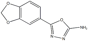 5-(1,3-benzodioxol-5-yl)-1,3,4-oxadiazol-2-amine CAS#: 80987-71-9