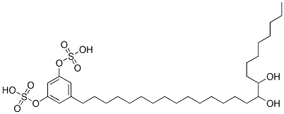 5-(16,17-Dihydroxypentacosyl)benzene-1,3-diol 1,3-bissulfuric acid CAS#: 89162-70-9