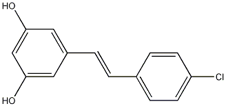 5-[(1E)-2-(4-Chlorophenyl)ethenyl]-1,3-benzenediol CAS#: 823804-63-3