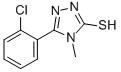5-(2-CHLOROPHENYL)-4-METHYL-4H-1,2,4-TRIAZOLE-3-THIOL CAS#: 80590-50-7