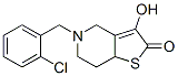 5-[(2-Chlorophenyl)methyl]-5,6,7,7a-tetrahydro-3-hydroxythieno[3,2-c]pyridin-2(4H)-one CAS#: 89481-78-7