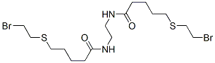 5-(2-bromoethylsulfanyl)-N-[2-[5-(2-bromoethylsulfanyl)pentanoylamino] ethyl]pentanamide CAS#: 870-03-1