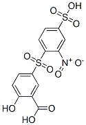 5-[(2-nitro-4-sulphophenyl)sulphonyl]salicylic acid CAS#: 83732-86-9