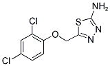 5-(2,4-DICHLORO-PHENOXYMETHYL)-[1,3,4]THIADIAZOL-2-YLAMINE CAS#: 84333-09-5