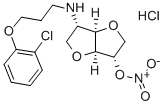 5-(3-(2-Chlorphenoxy)-propylamino)-5-desoxy-1,4:3,6-dianhydro-L-idit-2 -nitrat HCl [German] CAS#: 81785-45-7