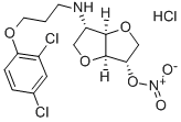 5-(3-(2,4-Dichlorphenoxy)-propylamino)-5-desoxy-1,4:3,6-dianhydro-L-id it-2-nitrat HCl [German] CAS#: 81785-51-5