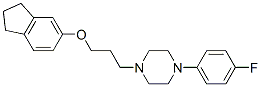 5-(3-(4-(4-fluorophenyl)-1-piperazinyl)propoxy)indan CAS#: 82859-89-0