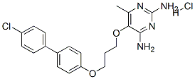 5-[3-[(4'-chloro[1,1'-biphenyl]-4-yl)oxy]propoxy]-6-methylpyrimidine-2,4-diamine hydrochloride CAS#: 83402-97-5