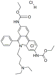 5-[3-(diethylamino)propyl]-3,8-bis[(ethoxycarbonyl)amino]-6-phenylphenanthridinium chloride monohydrochloride CAS#: 85711-92-8