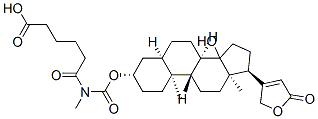 5-[[(3S,5R,8R,9S,10S,13R,17S)-14-hydroxy-10,13-dimethyl-17-(5-oxo-2H-f uran-3-yl)-1,2,3,4,5,6,7,8,9,11,12,15,16,17-tetradecahydrocyclopenta[a ]phenanthren-3-yl]oxycarbonylmethylcarbamoyl]pentanoic acid CAS#: 81072-21-1