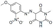 5-[(4-Methoxy-2-nitrophenyl)azo]-1-methylpyrimidine-2,4,6(1H,3H,5H)-trione CAS#: 82944-35-2